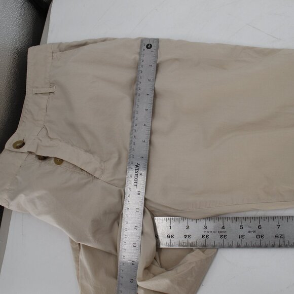 James perse pants women's 28 32x27 chino flat front button fly cotton blend - Picture 7 of 12